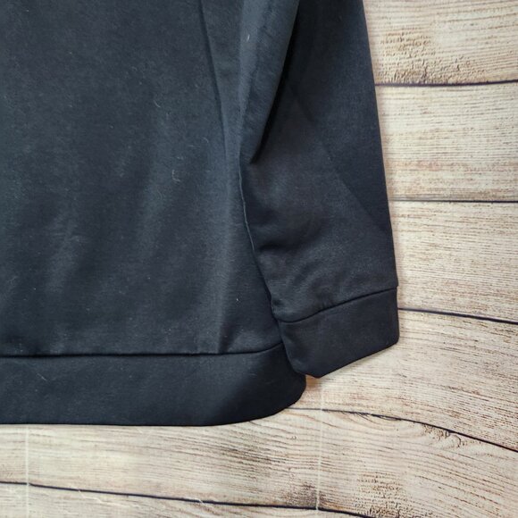 Men's Nike Black Dri-fit Swoosh Hoodie Size Medium Pockets Hood Logo - Picture 14 of 15